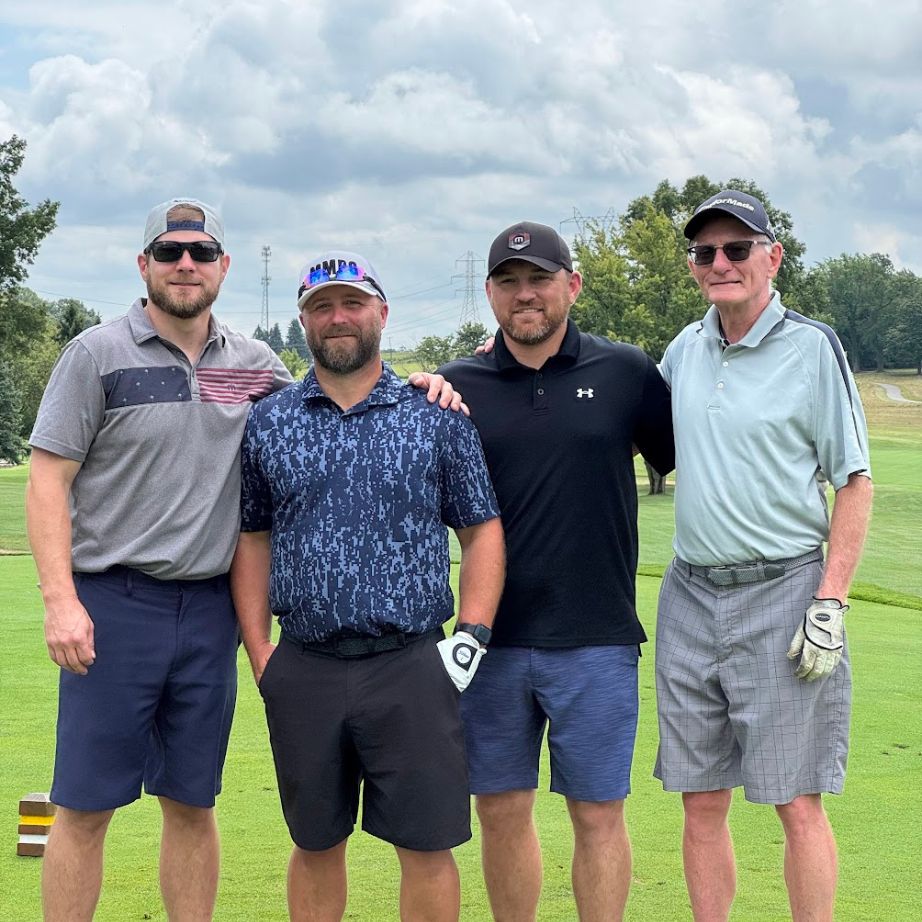 foursome at Marian's Closet Golf Scramble