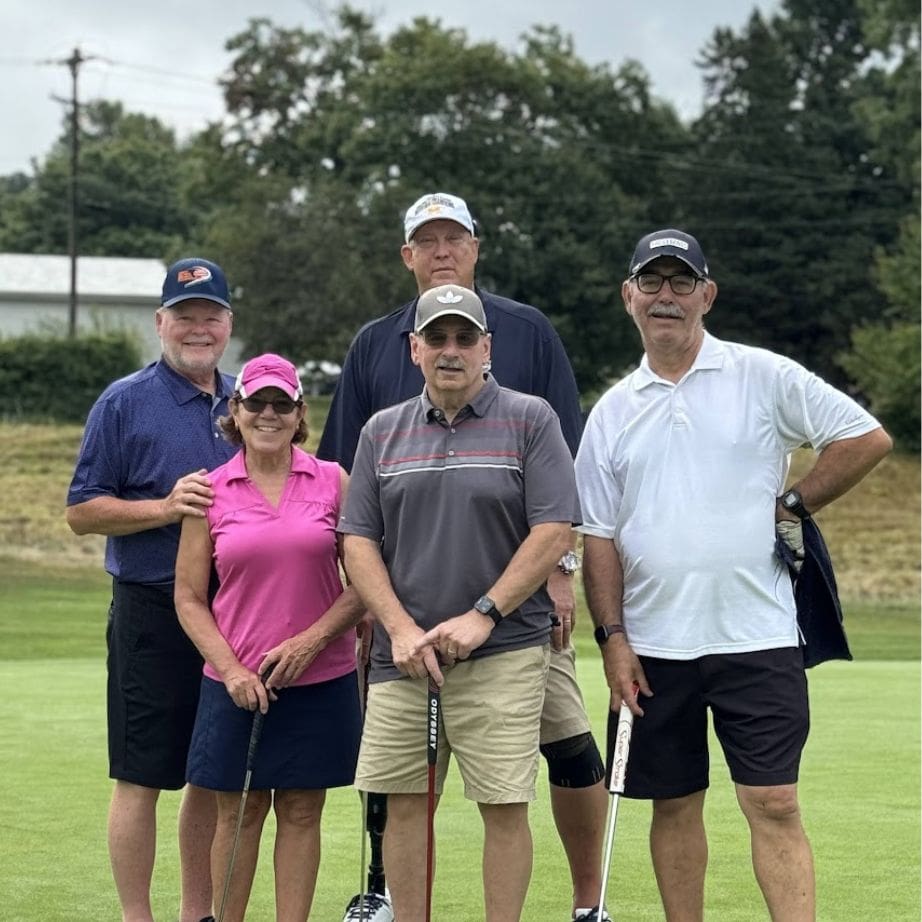 team of golf players